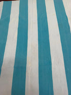 Unitex International Nomad Collection Wool Rug Striped Teal & White 280x190cm - Image 5
