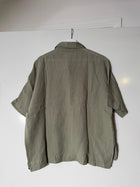 Country Road Women's Relaxed Organic Linen Shirt Sage Green Size 10 - Image 5