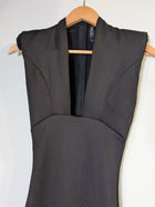 Zhivago Women's Black Structured Mini Dress - Size 6 - Image 5