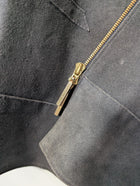 Basler Weekend Wool and Suede Zip-Up Jacket Navy EU 38 UK 12 - Image 5