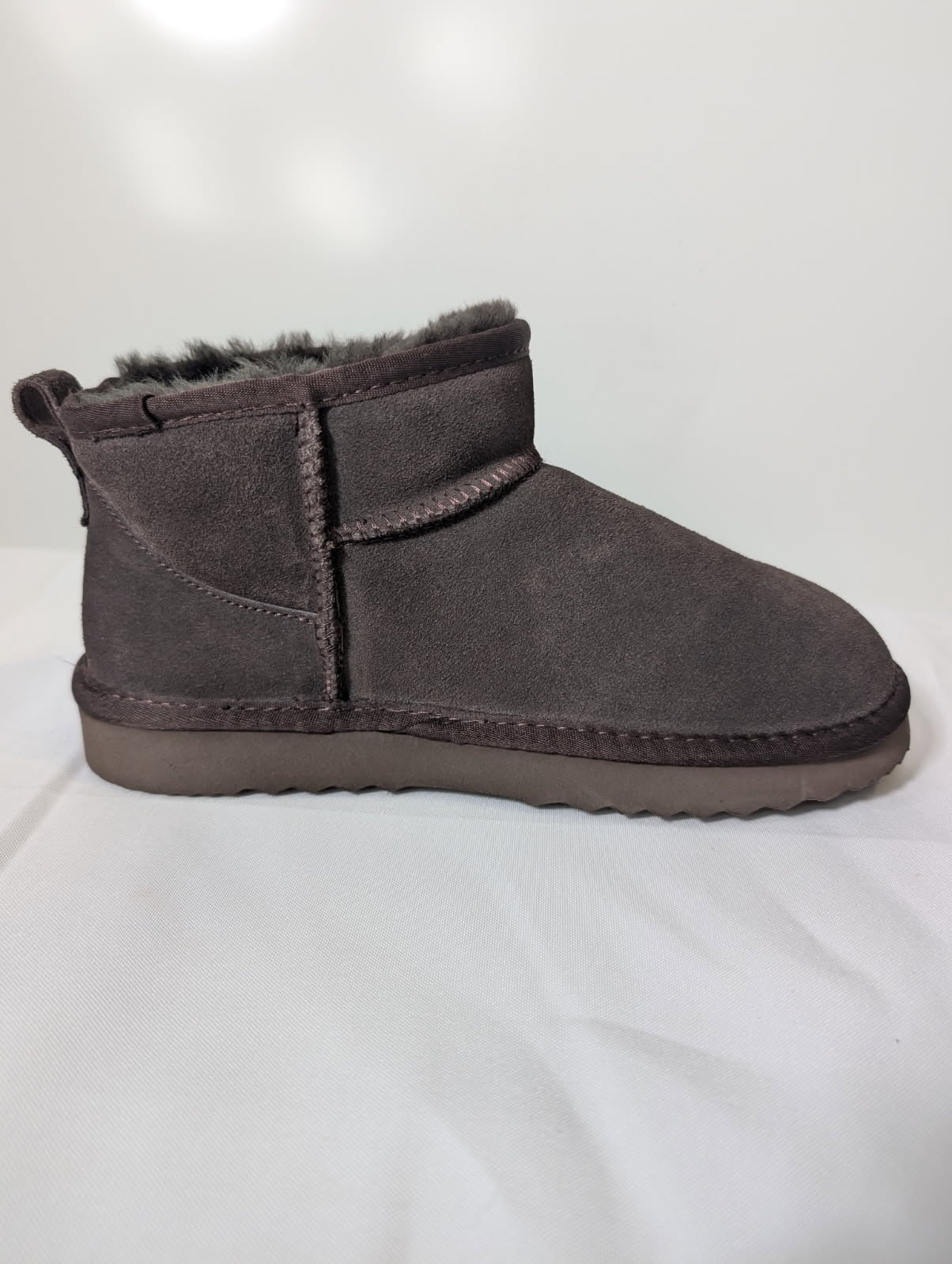 UGG Classic Ultra Mini Boots - Dark Brown Suede - Image 5
