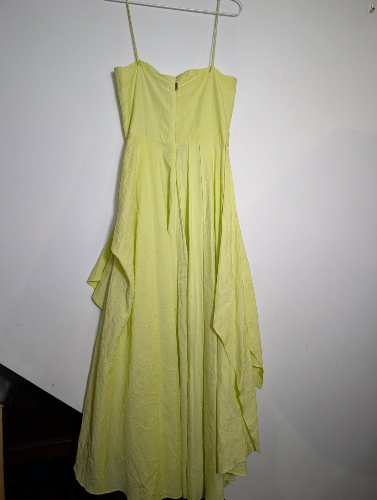 Ginger & Smart Yellow Cotton Silk Tiered Maxi Dress - Size 6 - Image 2