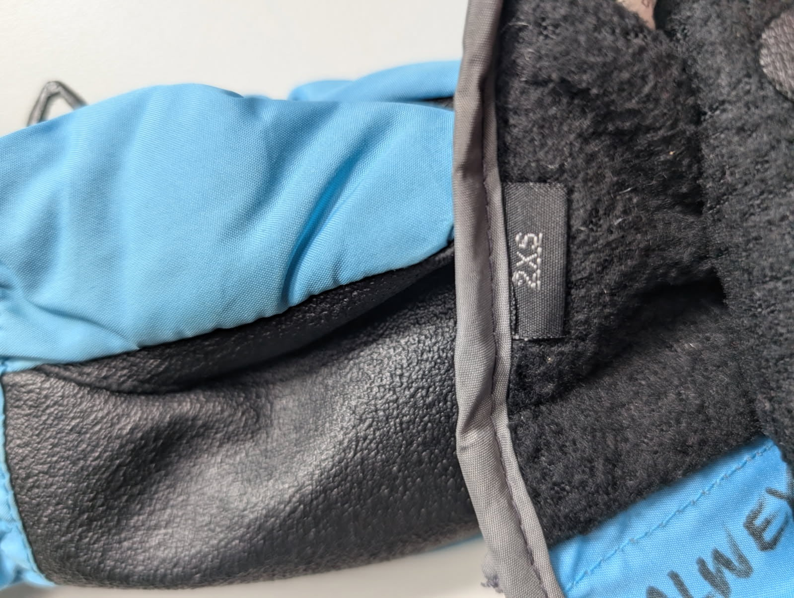 Stonz Toddler Mittens Blue and Grey Snow Ski Mitts Size 2 - Image 2