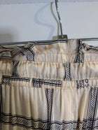 Maison Scotch Plaid Print Elastic Waist Shorts Cream & Black - Image 5