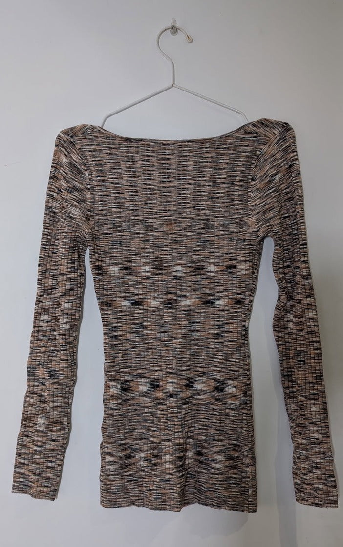 Lover The Label Ribbed Long Sleeve Cardigan - Multi-Colour Size 6 - Image 5
