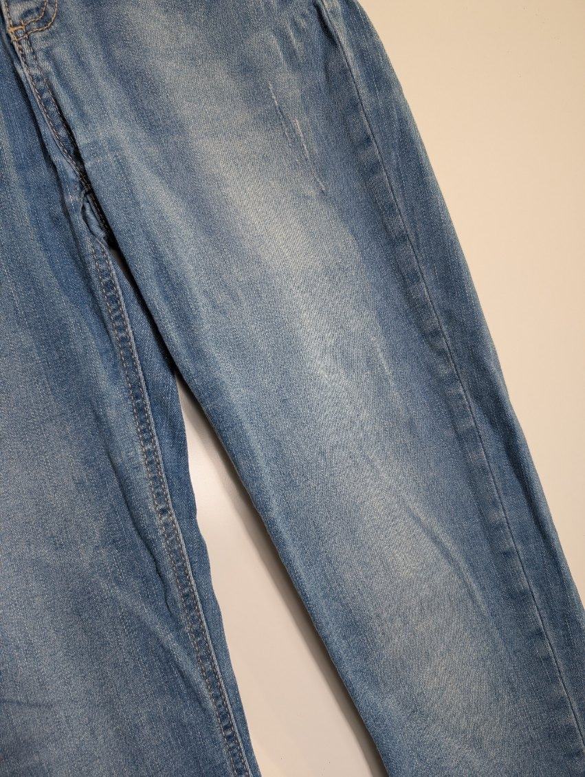 Dricoper Denim High-Rise Skinny Jeans Blue Raw Hem Size 10 - Image 6