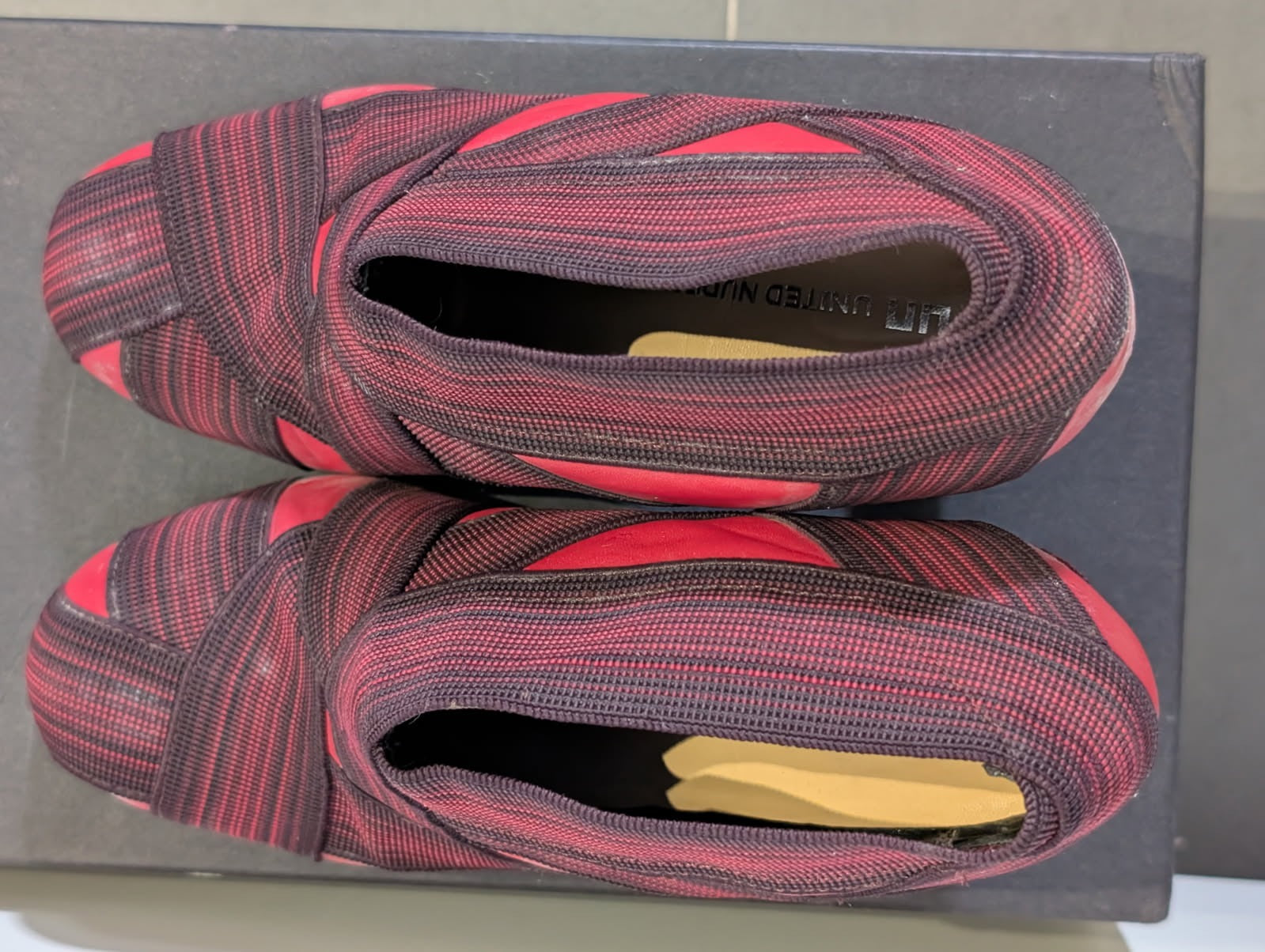 United Nude Eamz Elastic Heels - Red and Black - Image 5