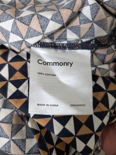 Commonry Geometric Print Blouse Women's Size 12 - Image 5