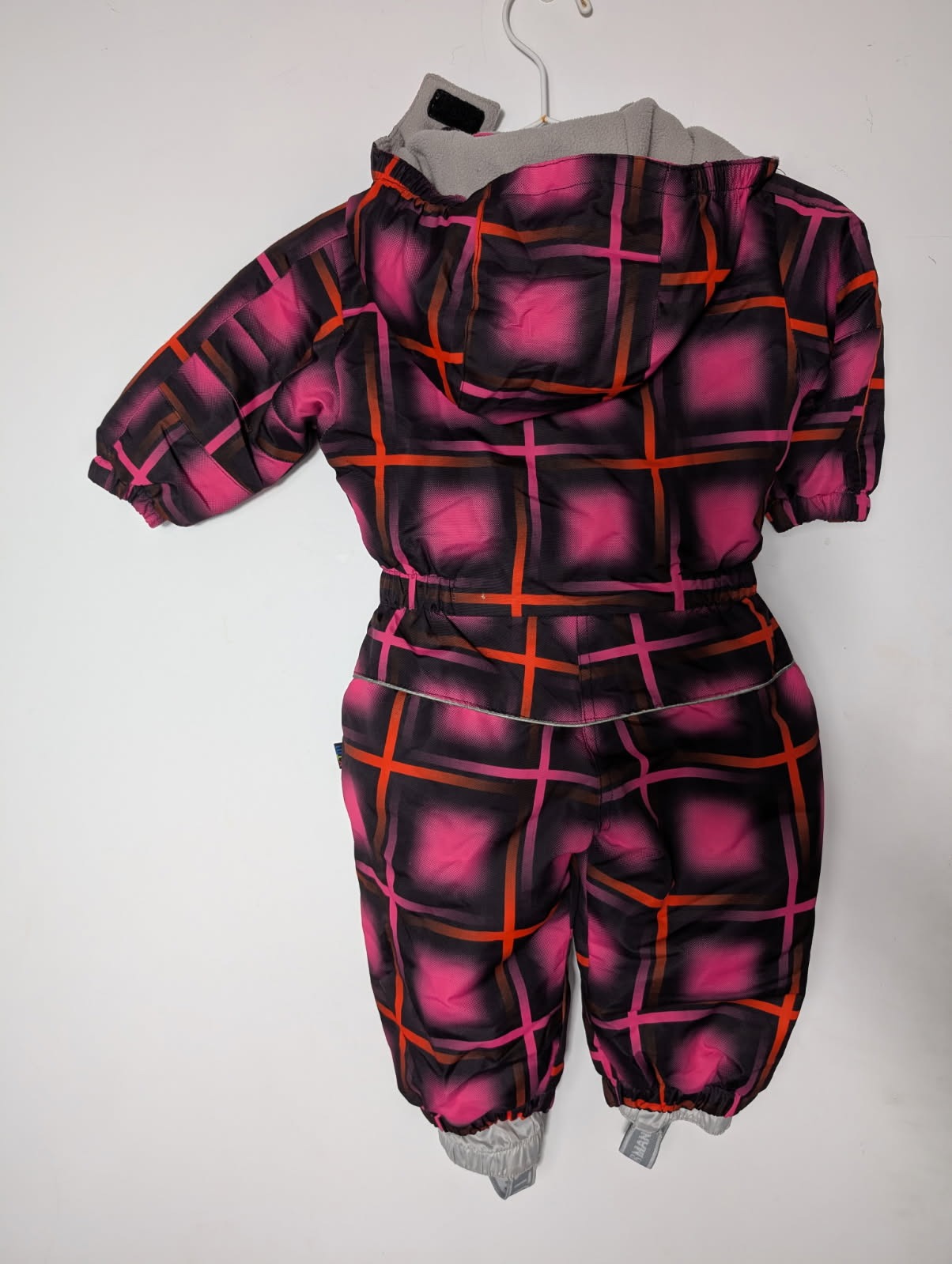 XTM Performance Infant Snow Jacket - Size 1 Pink Plaid - Image 3