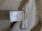 Adax Pour Femme Utility Mini Dress Tan Linen Blend Size M - Image 5