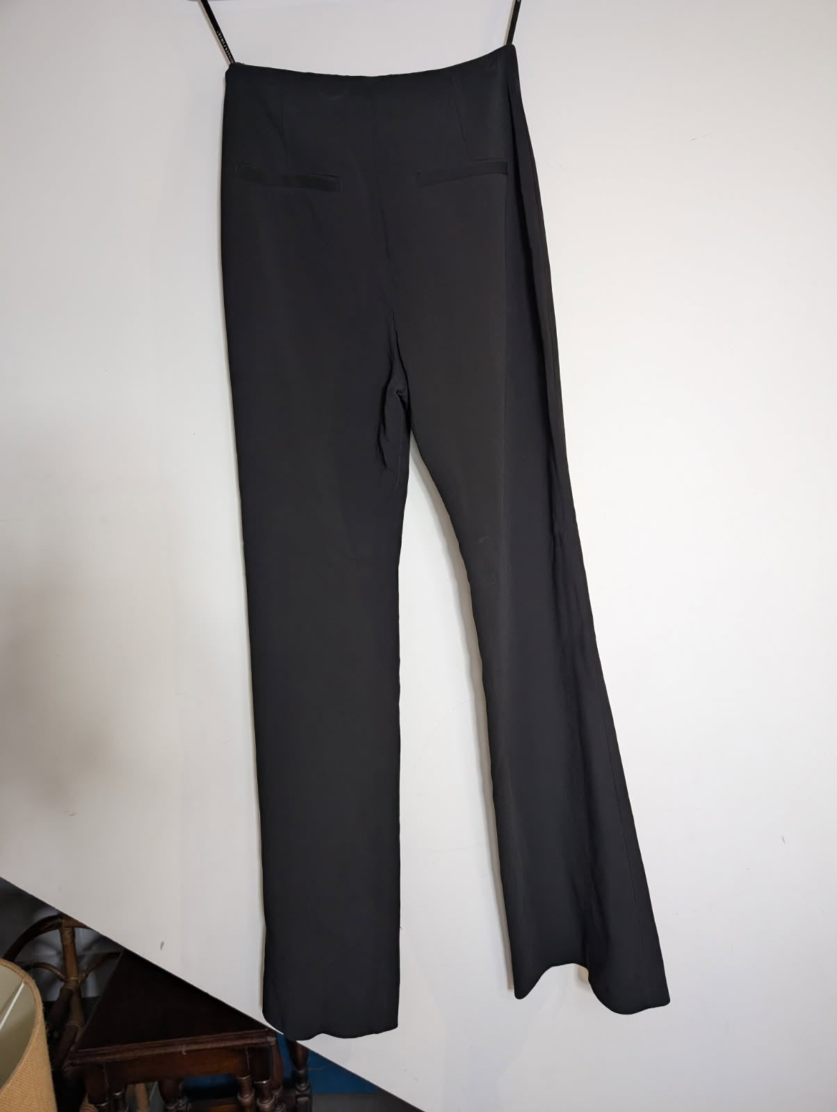 Ginger & Smart Black Sustainable Viscose Trousers - Size 8 - Image 3