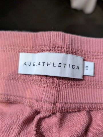 Aje Athletica Panel Joggers Pink Women's Size 10 - Image 5