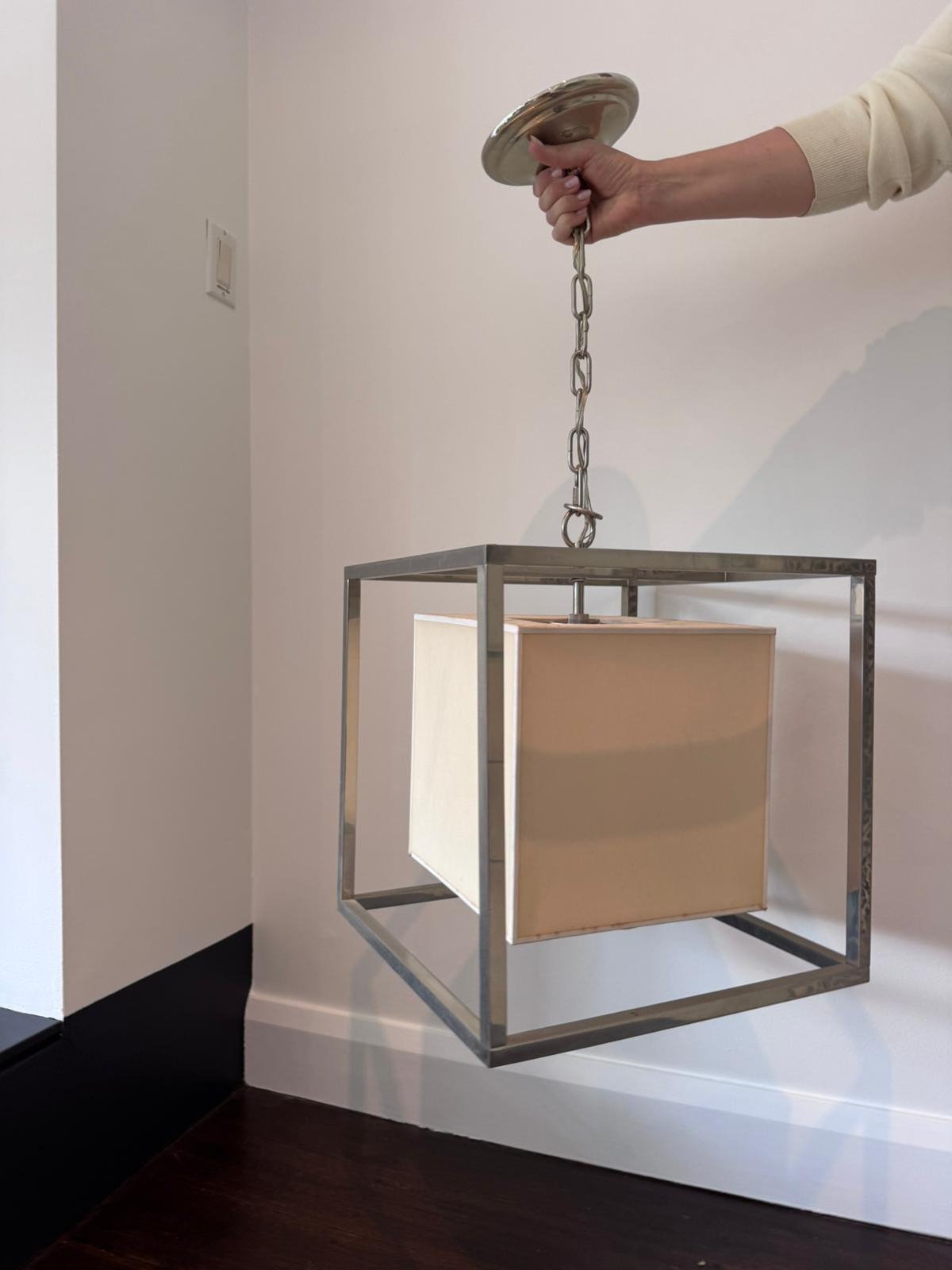 Visual Comfort & Co. Darlana Small Square Lantern Pendant Light - Image 6