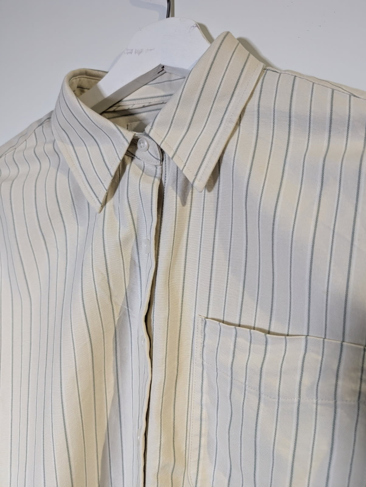 JW Anderson x Uniqlo Striped Cropped Shirt Women's Size 8 - Image 5