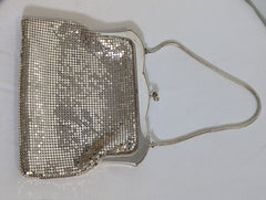 Oroton Evening Bag Vintage Silver Mesh Made In West Germany - Image 5