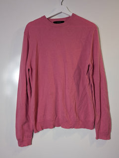 Express Cashmere Crew Neck Sweater Pink Women's Size M - Image 5