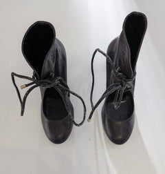 Stella McCartney Lace-Up Ankle Boots - Black EU 38.5 - Image 5