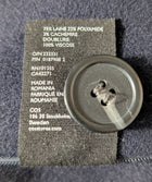 COS Men's Wool Cashmere Blend Chesterfield Coat - Black Size 44R - Image 5