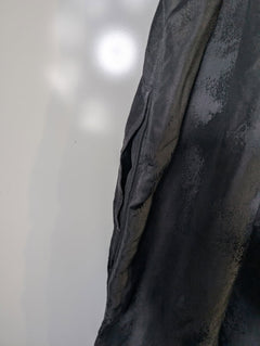 Bassike V-Neck Dress Black Linen Blend Size 0 - Image 5