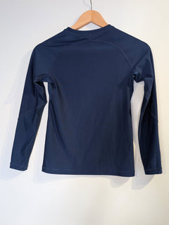 Ultra Compression Long Sleeve Shirt - Navy Blue Youth Size M - Image 5