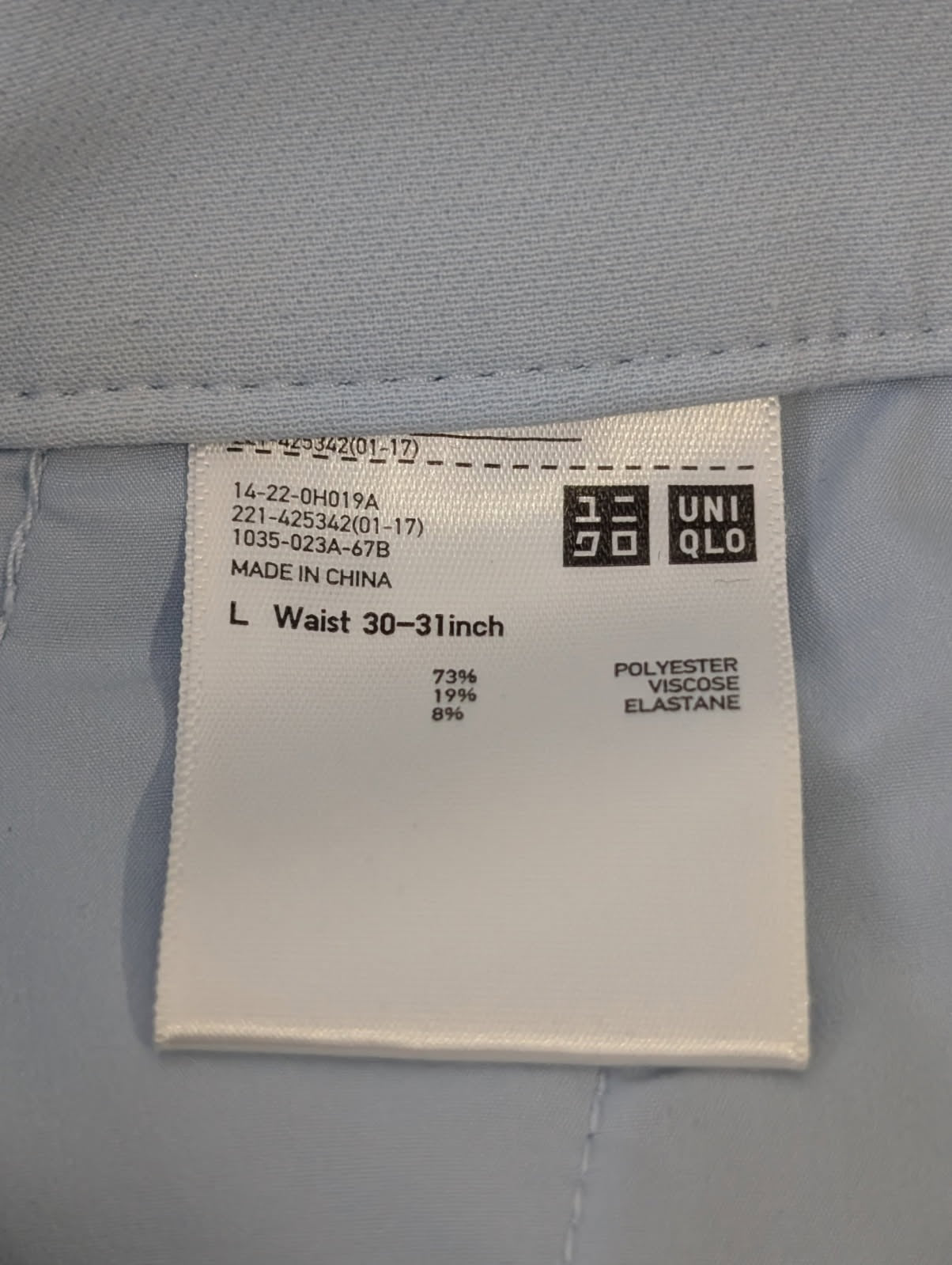 Uniqlo Light Blue Dress Trousers - Women's Size Large - Image 5
