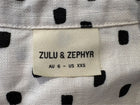Zulu & Zephyr Linen Polka Dot Blazer Jacket Women's AU 6 - Image 5
