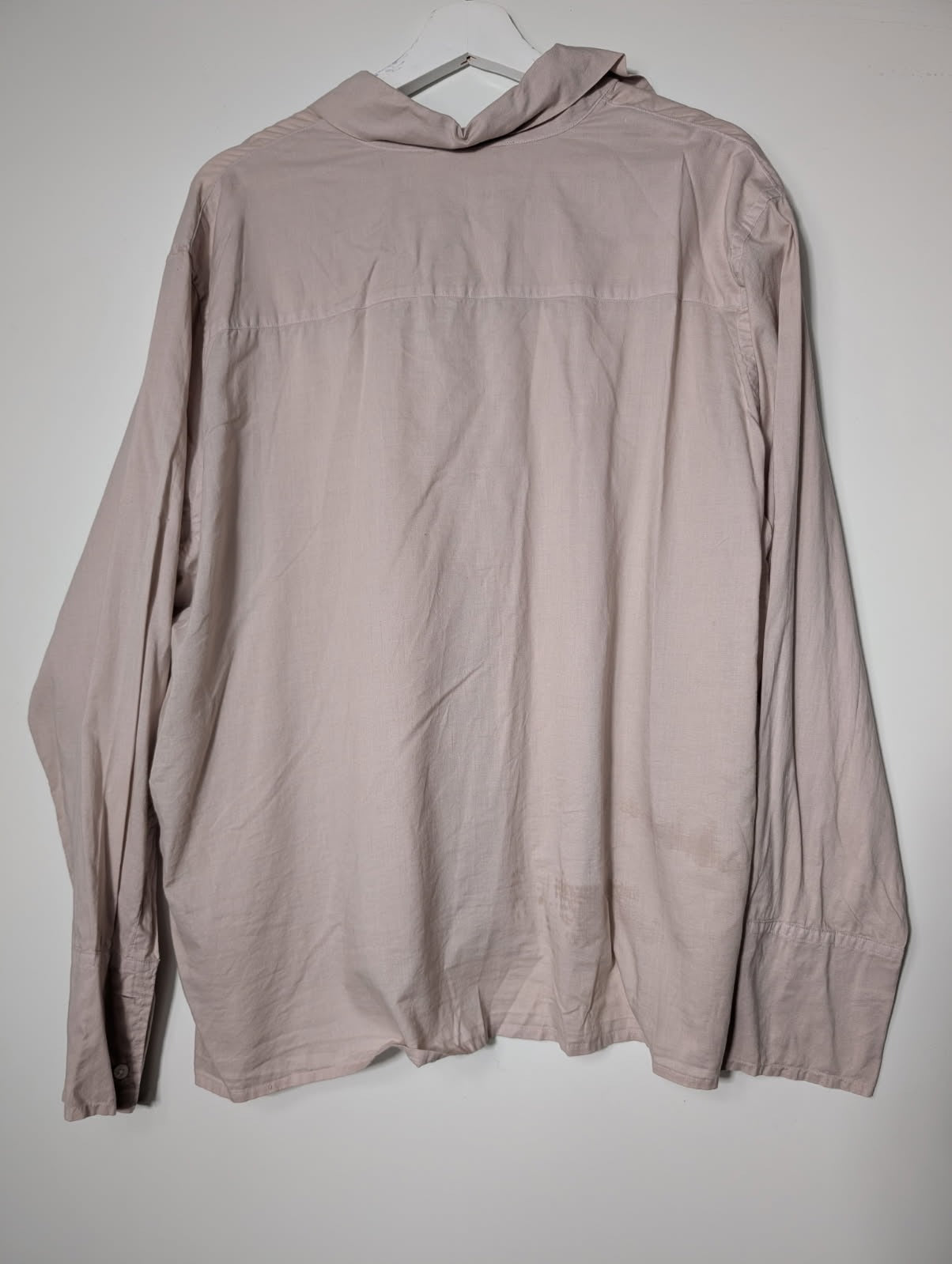 Jac+Jack Long Sleeve Button-Down Shirt Dusty Pink XL - Image 5