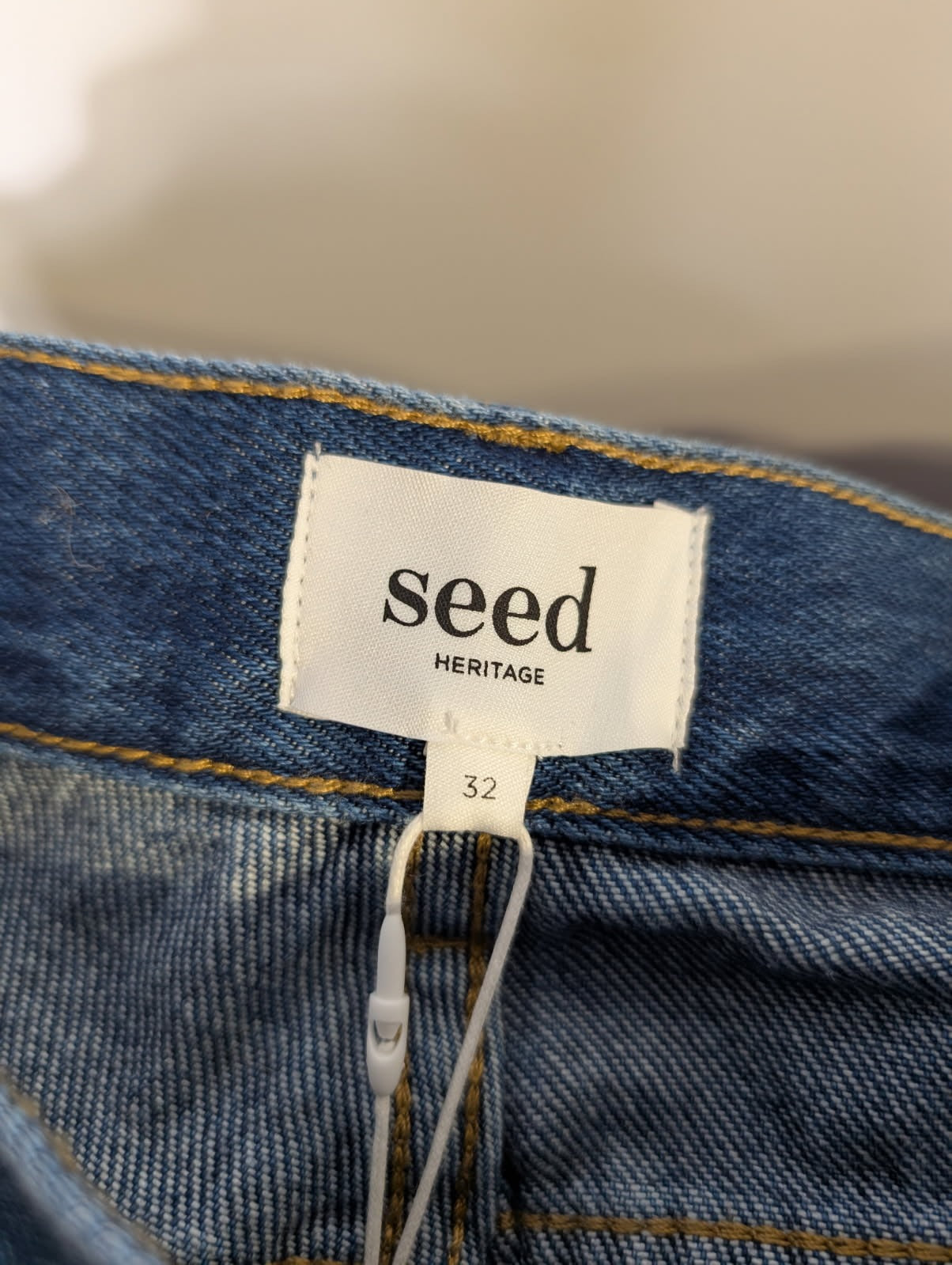Seed Heritage Mid Wash Denim Jeans Women's Size 32 - Image 6