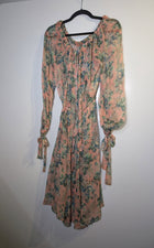 Zimmermann Floral Chiffon Off-Shoulder Dress Size 0 - Image 5