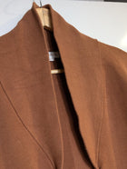 Elka Collective Shawl Collar Belted Cardigan Tan Brown AU/UK 8 - Image 5