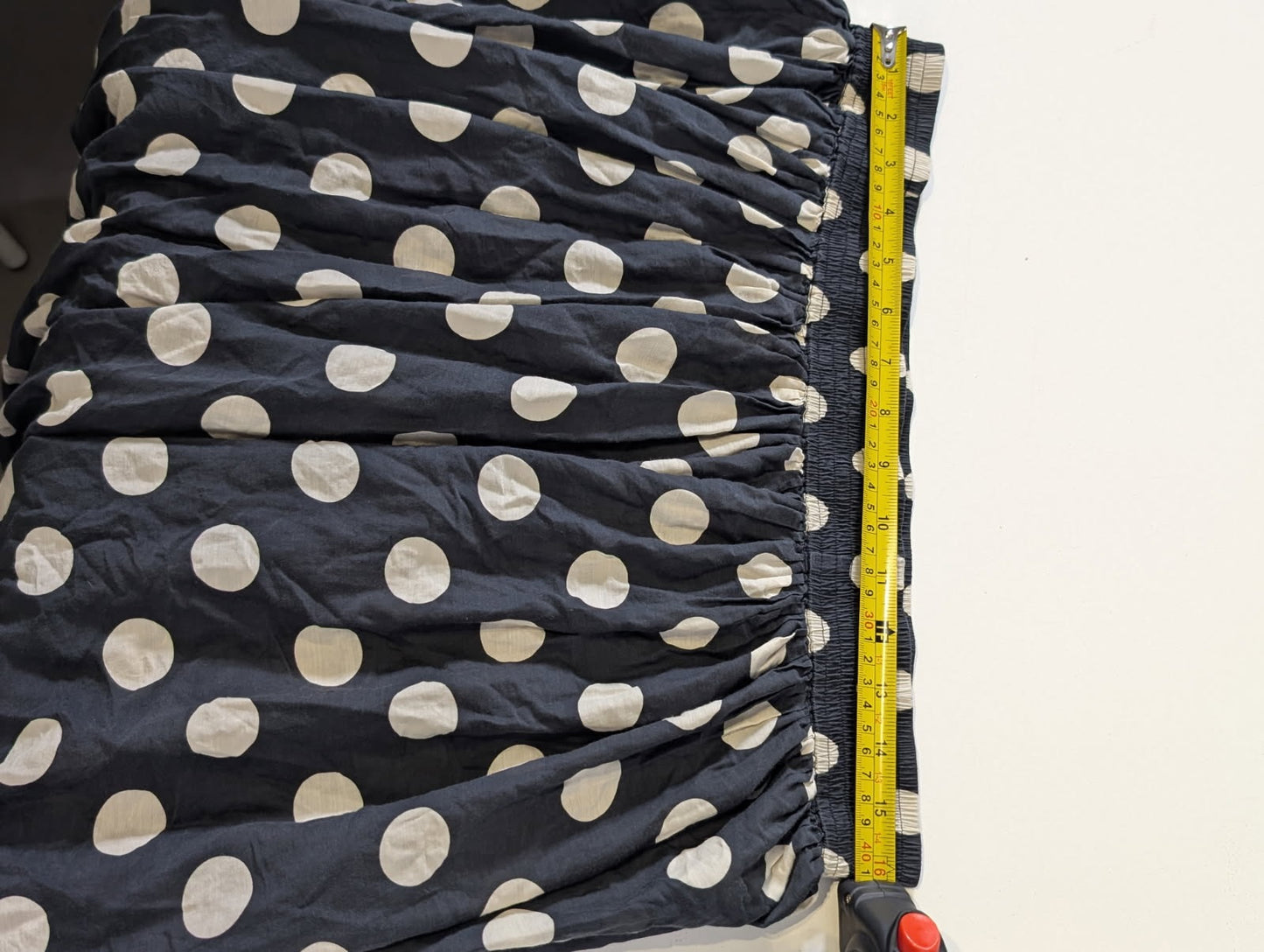 Gorman Cotton Silk Blend Polka Dot Skirt - Black & White - Image 5