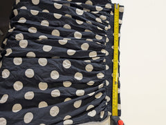 Gorman Cotton Silk Blend Polka Dot Skirt - Black & White - Image 5