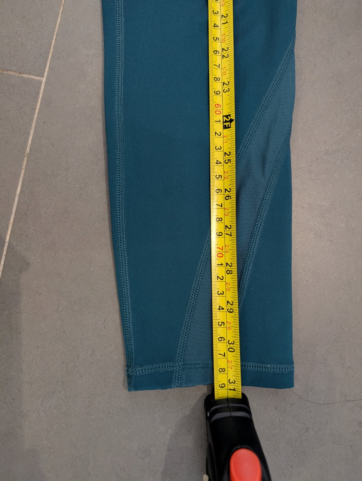 Nimble Activewear High-Rise Leggings - Teal Green Size AU 10 - Image 5