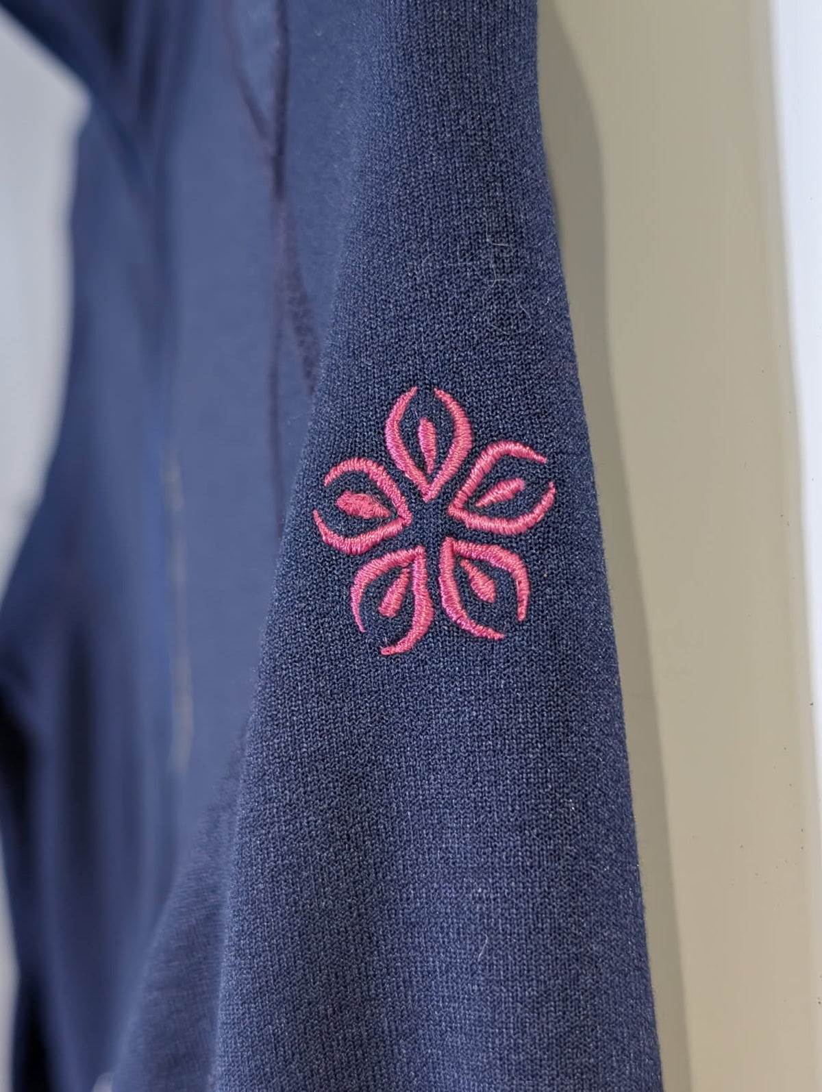 Wild Roses Women's Technical Polartec Fleece Jacket - Navy Blue - Image 5