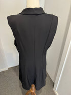 Zara Sleeveless Button-Down Shirt Dress - Black Size XL - Image 5
