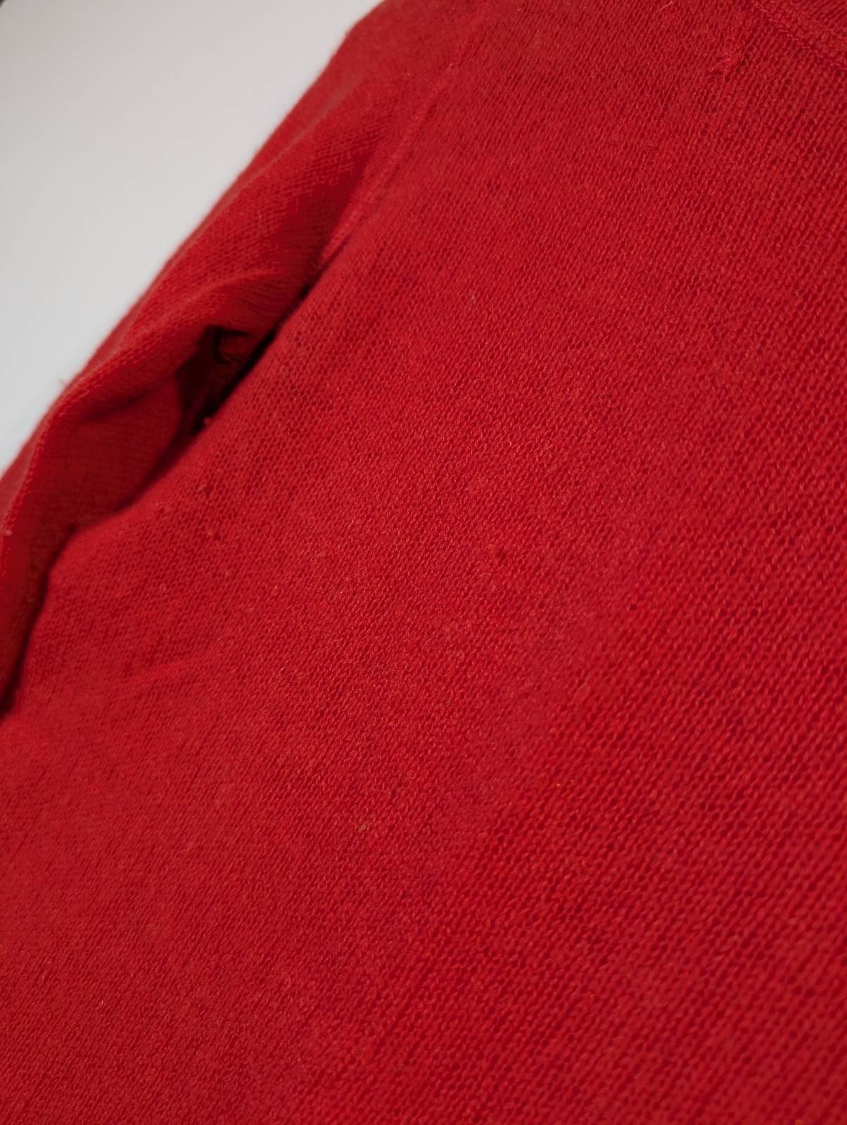 Jigsaw Women's Crewneck Sweater 100% Cashmere Red Size XS - Image 5