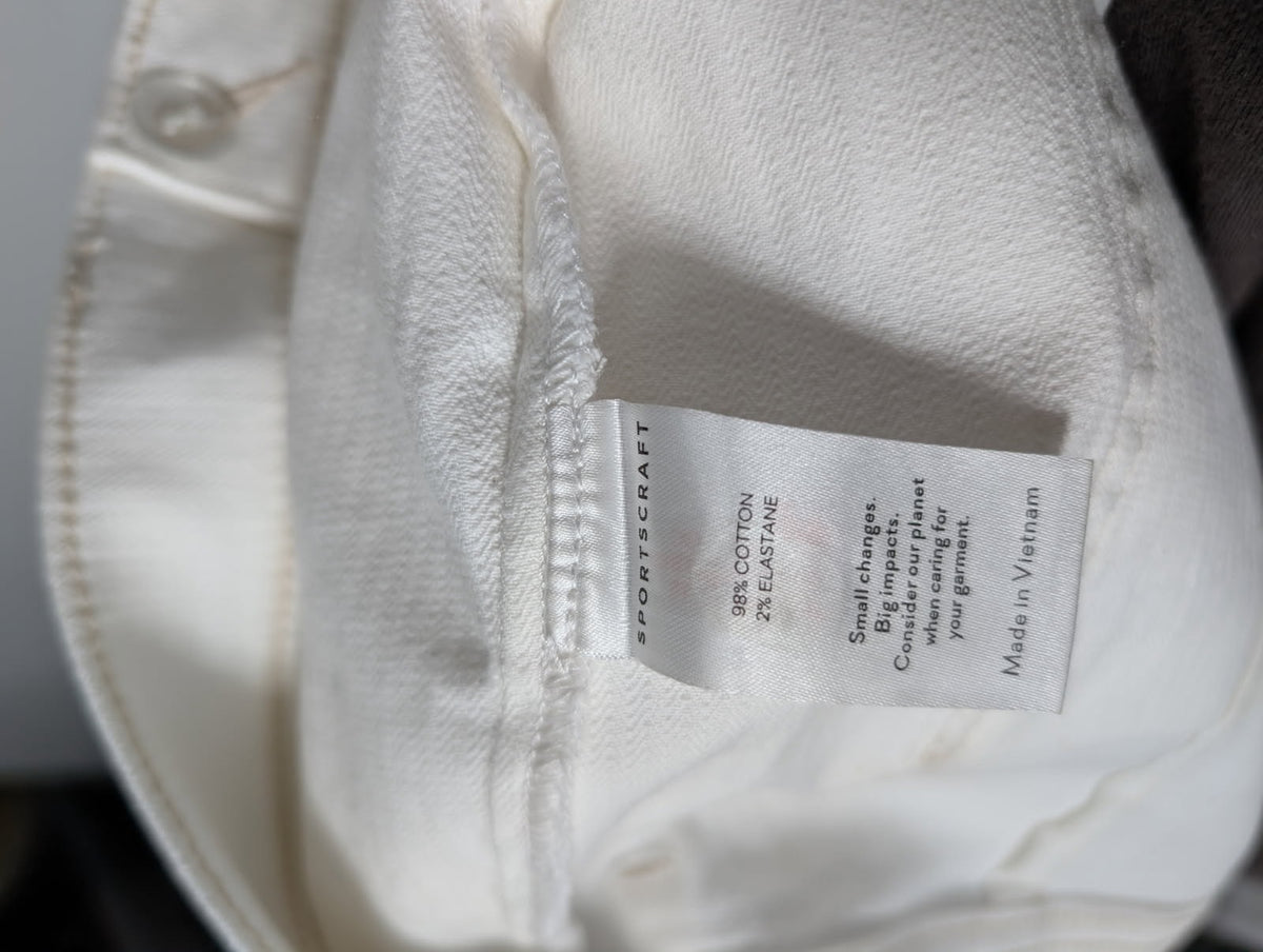 Sportscraft Nili Wide Leg Jeans White Women's Size 16 - Image 5