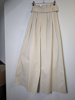 Anna Quan Emmett Wide-Leg Trousers Beige Size 8 - Image 5