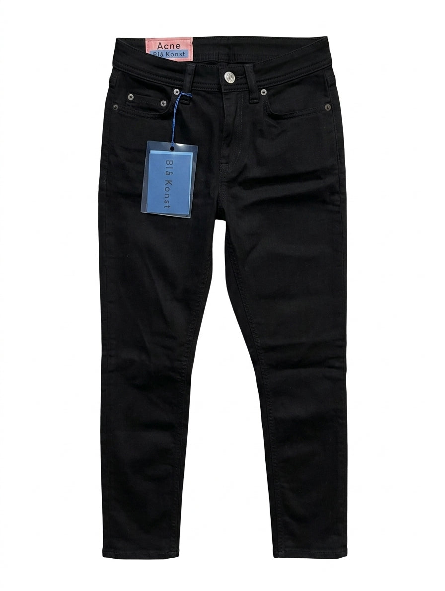 Acne Studios Blå Konst Climb Stay Black Denim Jeans Size 30D176-155 - Image 1