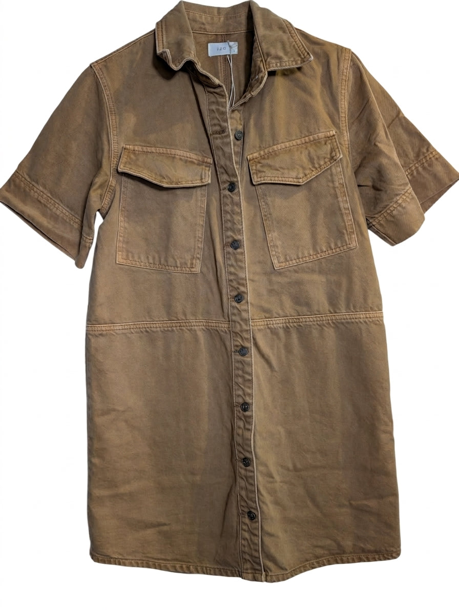 JAG Women's Denim Shirt Dress Tan Size S - Image 1