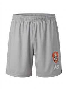 New Balance Brisbane Roar FC 2023/24 Away Shorts - Grey Men's Size M - Image 1