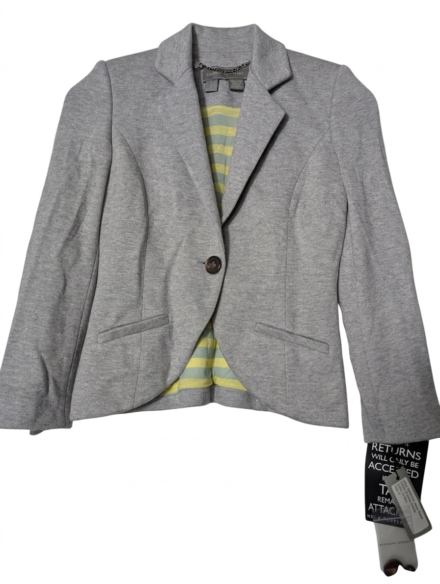 Proenza Schouler Grey Jersey Blazer - Women's Size 2 - Image 1