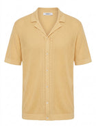 Venroy Pointelle Knitted Shirt - Sahara Sun Men's XL - Image 1