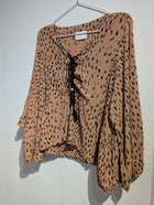 Auguste Animal Print Oversized Kimono-Style Blouse - Women's AU 14 - Image 5