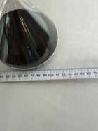 Modern Diamond-Shaped Glass Hourglass with Black Sand - Image 6