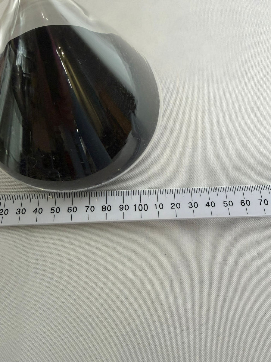 Modern Diamond-Shaped Glass Hourglass with Black Sand - Image 6