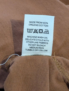 Baserange Omo Long Sleeve Tee - Organic Cotton Brown Size XS - Image 8