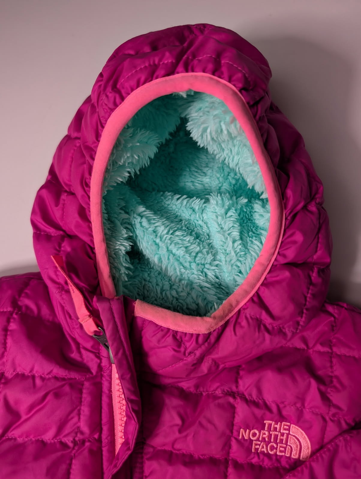 The North Face Infant ThermoBall Hooded Bunting Suit - Pink 18-24M - Image 5
