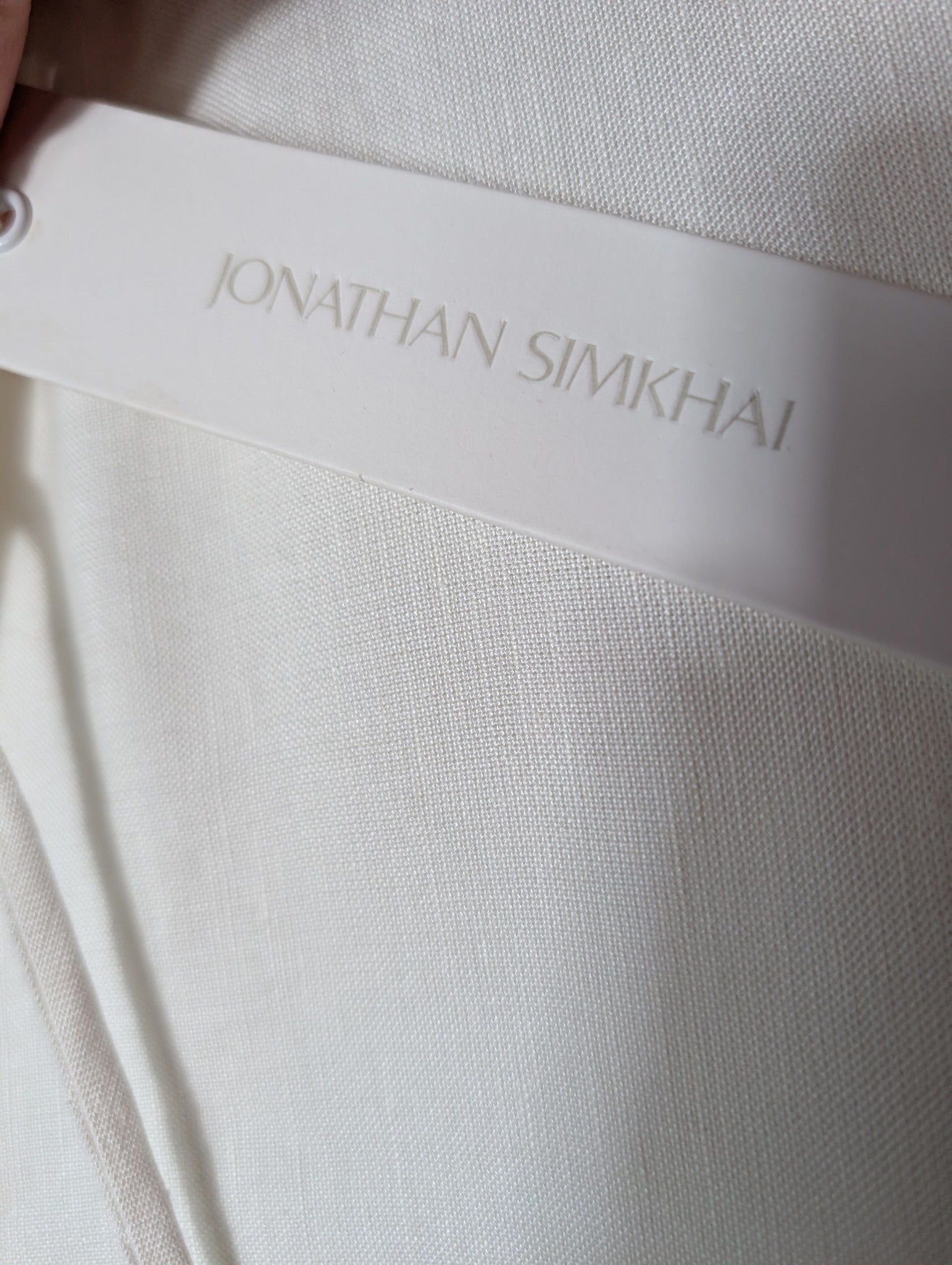 Jonathan Simkhai Lace Trim Kaftan Cover-Up White Size S - Image 5