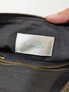 Camilla Canvas Clutch Bag With Love From India Print - Image 4